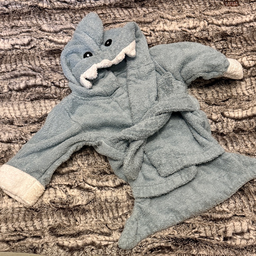 Baby Aspen Shark Hooded Bathrobe for Baby